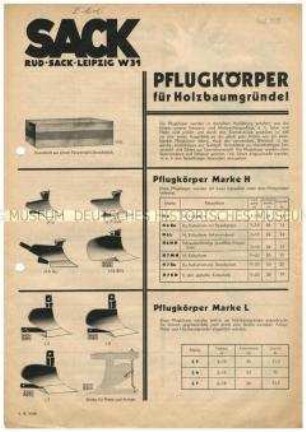 Ersatzteile für Pflüge