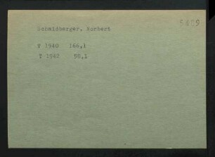Schmidberger, Norbert
