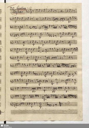 732. Cavatina: Amor non sò che sia / Paisiello, G.