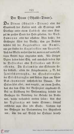 Der Divan