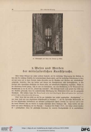 Wesen und Werden der mittelalterlichen Kunstsprache