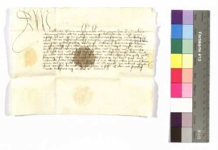 Albrecht von Hohenlohe gegen Kraft von Hohenlohe: Schuld.