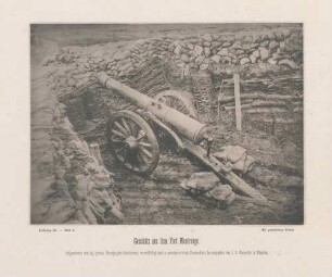 Liefg. III Bl. 5: "Geschütz aus dem Fort Montrouge"