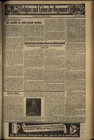 Dritte Ausgabe vom Samstag, den 07. November 1936.