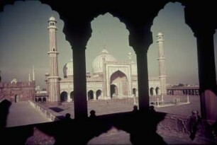Reisefotos Indien. Delhi. Moschee Jama Masjid ("Freitagsmoschee") (1650-1656)