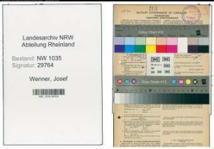 Entnazifizierung Josef Wenner , geb. 11.11.1900 (Maschineningenieur)