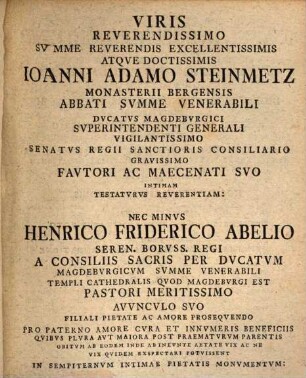 Dissertatio Theologica De Gavdio In Spiritv Sancto Tanqvam Genvino Verae Religionis Christianae Criterio