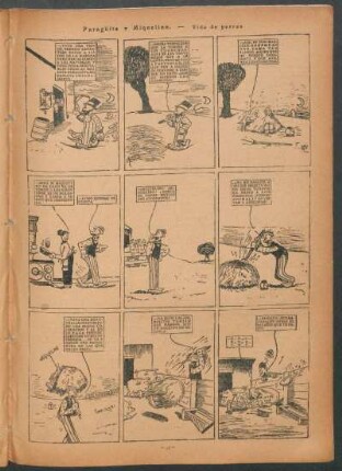 Paragüita y Miquelino. - [Cómic] : Vida de perros