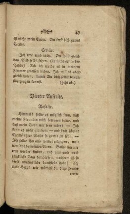 Vierter Auftritt. - Eilfter Auftritt.