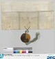 Kaiser Ludwig belehnt Chunrad den Waltstromeyr, Chunrad, dessen Sohn, und des letztgenannten Chunrad Söhne mit dem Forstmeisteramt über des Reiches Forst zu Nürnberg, nach deren Abgang solle das weibliche Geschlecht und nach Aussterben aller Söhne und Töchter des Waldstromerschen Geschlechtes sollen Heinrich Pfintzings Kinder, Söhne und Töchter, zur Nachfolge berufen sein; zugleich erteilt er den Vormündern der Waldstromerschen und Pfintzingschen Kindern, Konrad Groß, Schultheiß zu Nürnberg, Philipp Groß, dessen Bruder, Berchtolt dem Pfintzing, Konrad dem Stromer, Bürgern zu Nürnberg, und Friedrich Ebner, dem Landschreiber, die Mitbelehnung. - Sieger: der Aussteller.