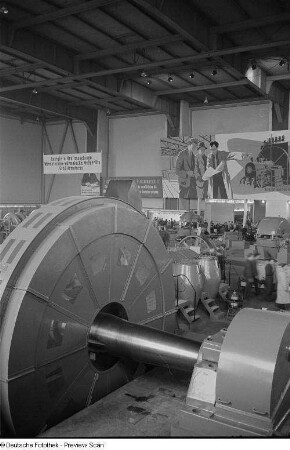Energie- und Kraftmaschinen auf der Leipziger Herbstmesse 1954