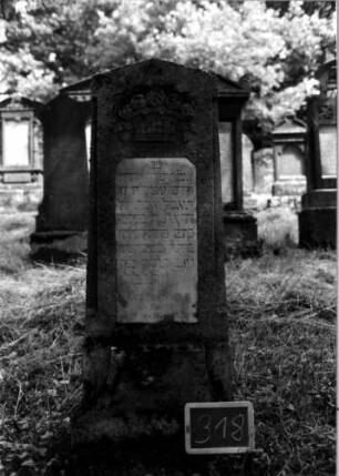 Grabstein 318 [Nir S. 204 Nr. 18.14]