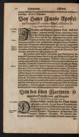 Von den siben Martyren/ so man siben Schläffer nent ...