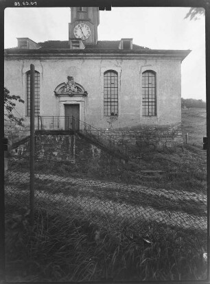Dresden-Pillnitz. Weinbergkirche "Zum heiligen Geist" (1723-1725; M. D. Pöppelmann). Ansicht von Süden