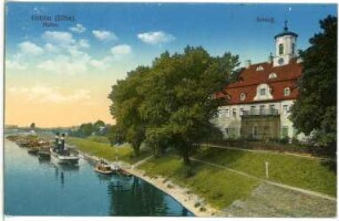 Gröba. Hafen u.Schloss