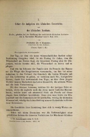 Deutsches Archiv für klinische Medizin. 23, 23. 1879