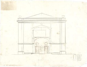 Hildebrand, Adolf von; München; Pinakotheken, Erweiterung - Schnitt
