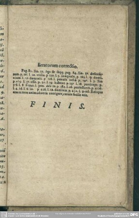 Erratorum correctio
