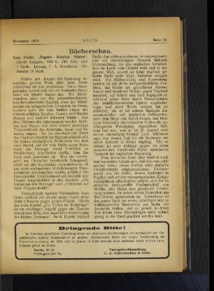 Sven Hedin, "Bagdad - Babylon - Ninive".