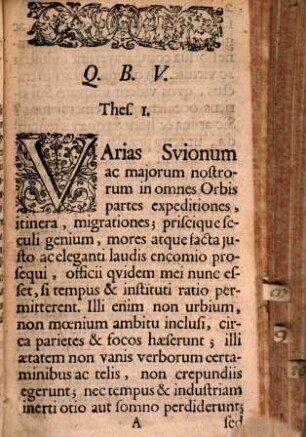 Diss. grad. de Suionum in America colonia
