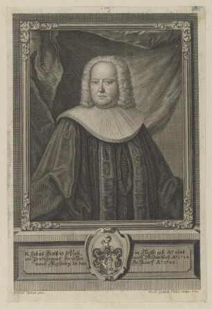 Bildnis des Johann Gottfrid Essich
