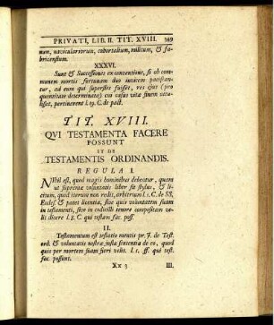 Tit. XVIII. - Tit. XXIII.