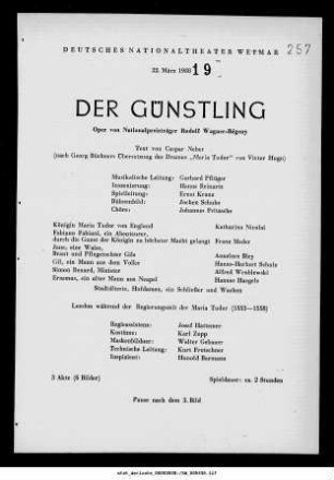 Der Günstling