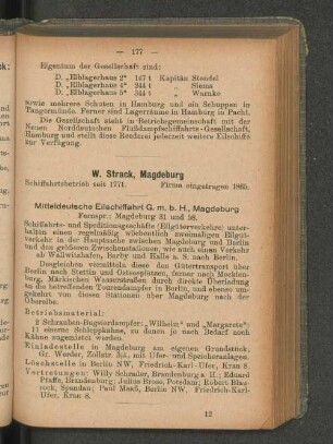 W. Strack, Magdeburg