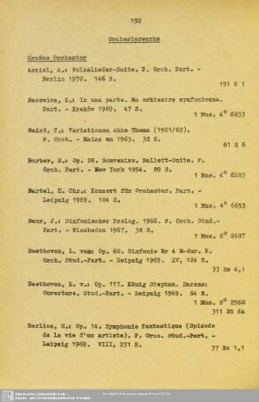 Orchesterwerke