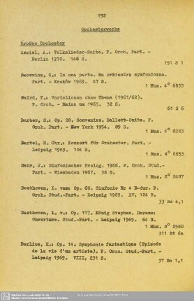Orchesterwerke