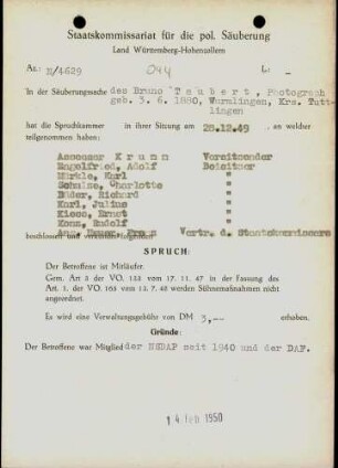 Taubert, Bruno