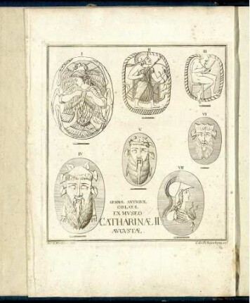Gemmæ Antiquæ Cœlatæ Ex Museo Catharinæ II. Augustæ.