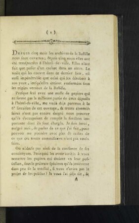 La bastille dévoilée Sixieme livraison