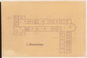 Luftamt, Münster: Grundriss 1. OG 1:200