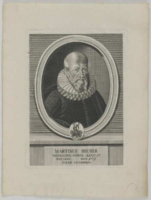 Bildnis des Martinus Beurer
