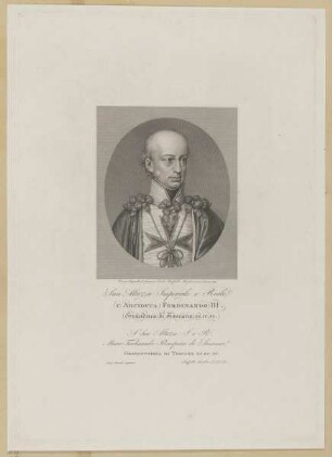 Bildnis des Ferdinando III.