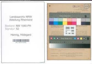 Entnazifizierung Hildegard Hennig , geb. 09.08.1915 ()
