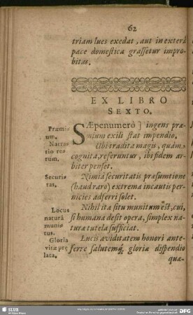 Ex Libro Sexto