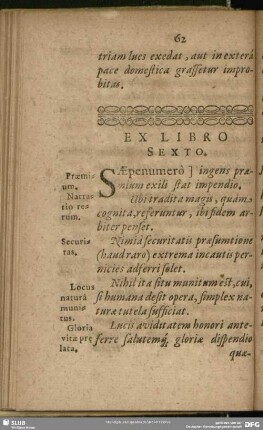 Ex Libro Sexto