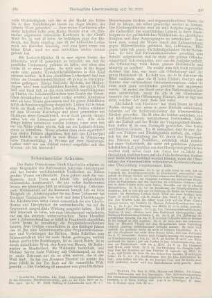 389-390 [Rezension] Staehelin, Ernst, Oekolampads Beziehungen zu den Romanen