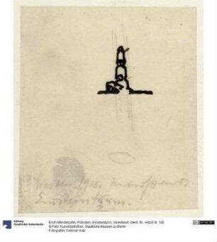Potsdam, Einsteinturm, Vorentwurf