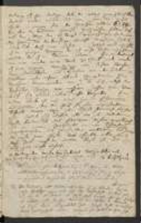 Brief von Johann Jacob Kohlhaas