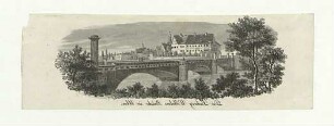 Ludwig-Wilhelm-Brücke (ehem. Herdbrücke). Um 1840