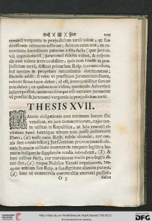 Thesis XVII