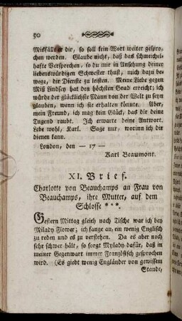 XI. Brief. - XX. Brief.