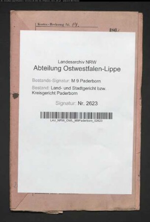 Erblasser: Meschede, Josephine, geb. Waldeier: