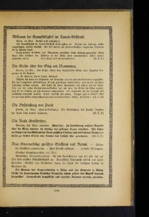 Die Beschießung von Paris.