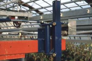 Parallelführungssystem am Teststand Glashaus Weihenstephan