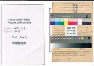 Entnazifizierung Arnold Rhein , geb. 03.10.1913 (Kraftfahrer)