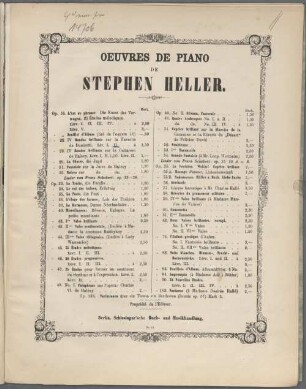 IV Rondos brillants : sur la Favorite de Donizetti ; op. 22. 2. Nr. 3 u. 4. - 10 S. - Pl.Nr. S.2533.(2)